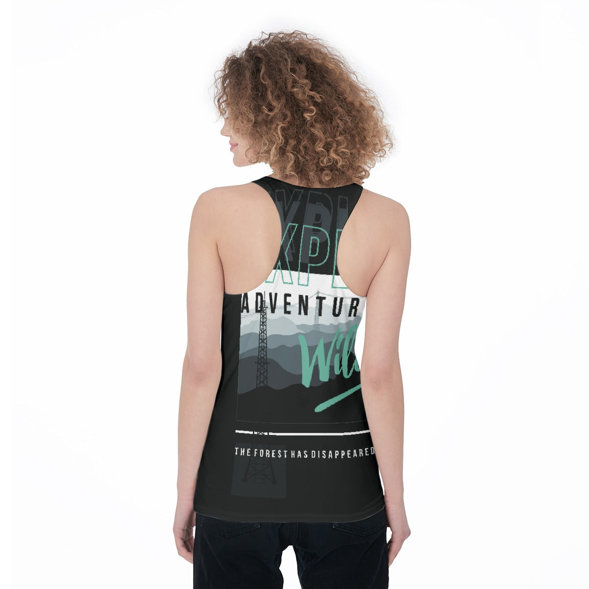 All-Over Print Women's Racerback Tank Top