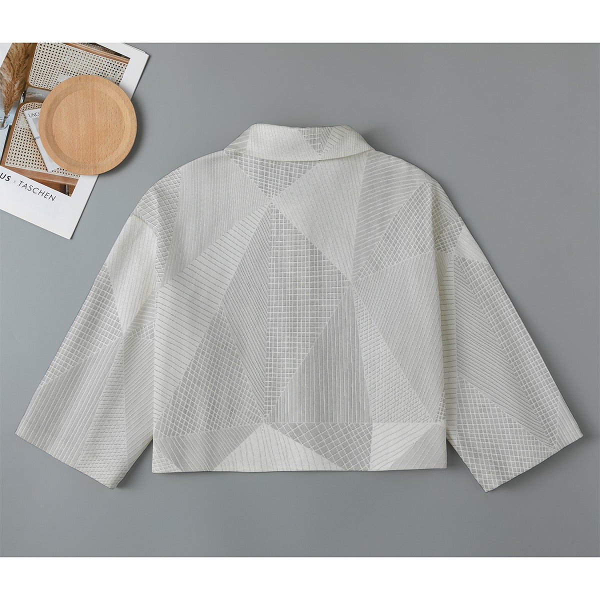All-Over Print Women's Cropped Jacket | 245GSM Cotton
