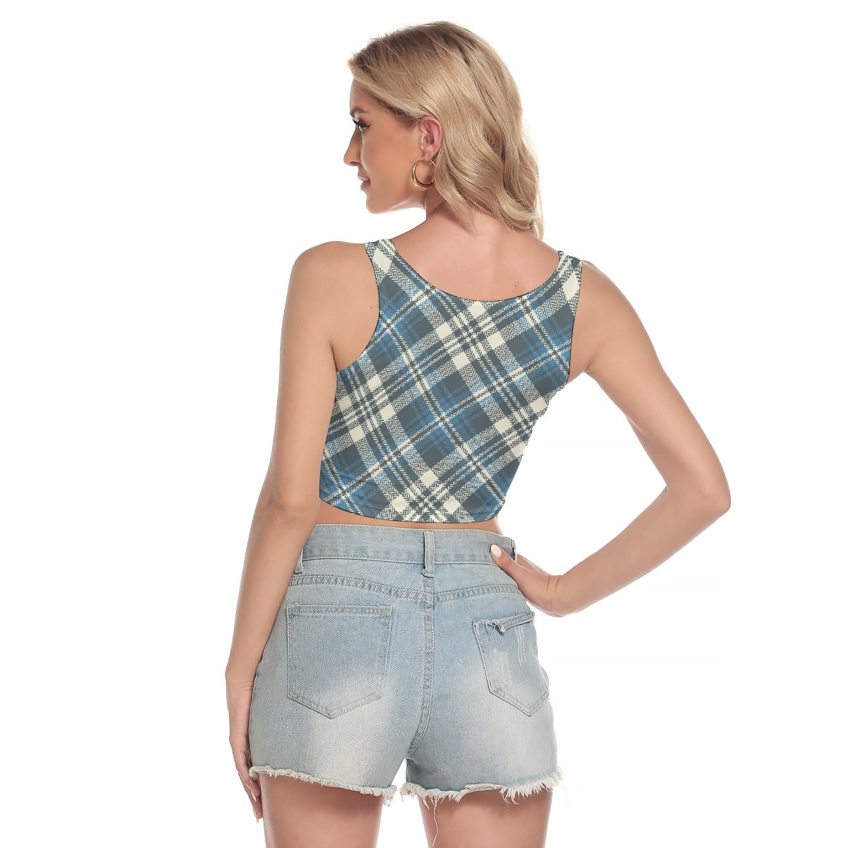 All-Over Print Women's Sport Crop Tank Top
