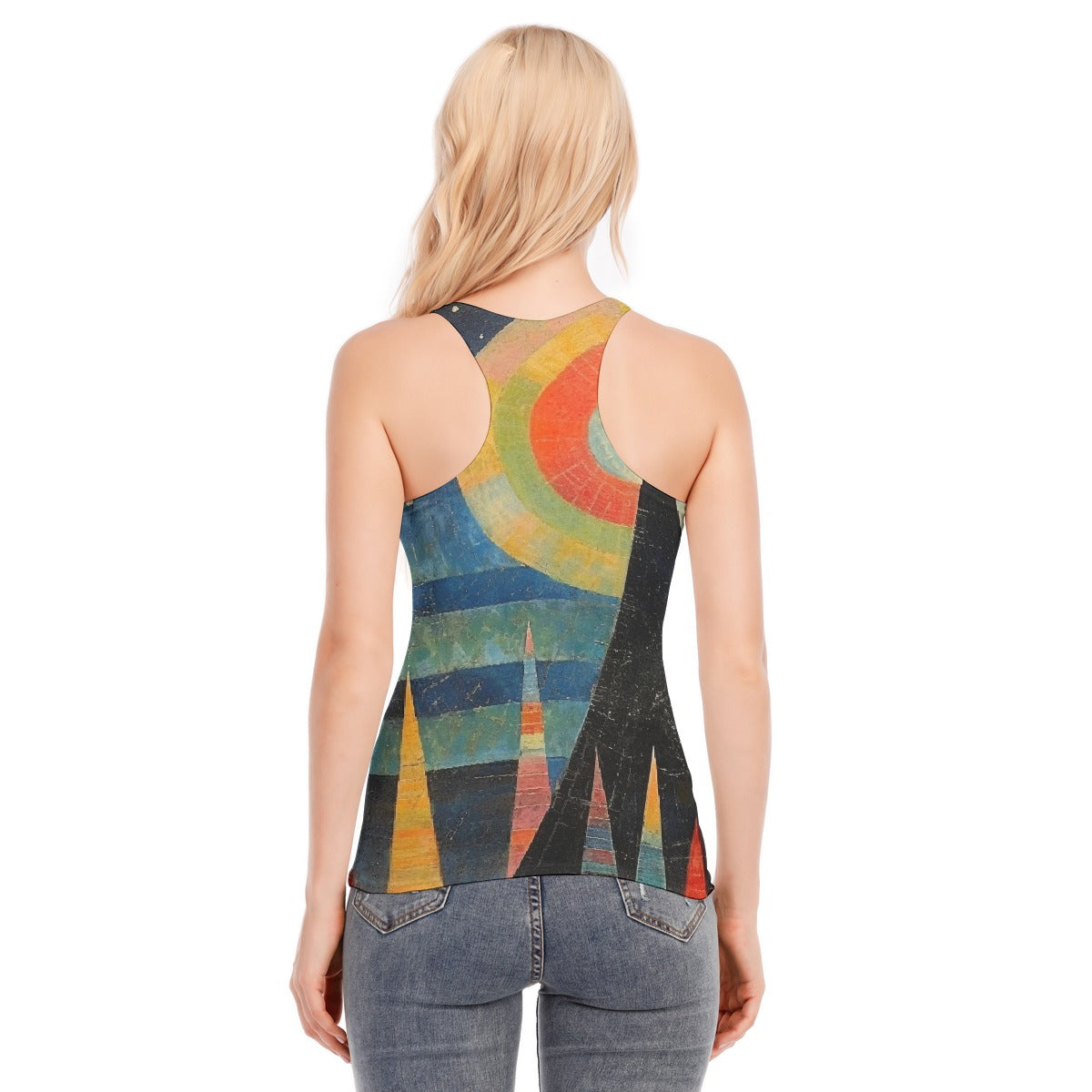 All-Over Print Women's Racer Vest | 190GSM Cotton