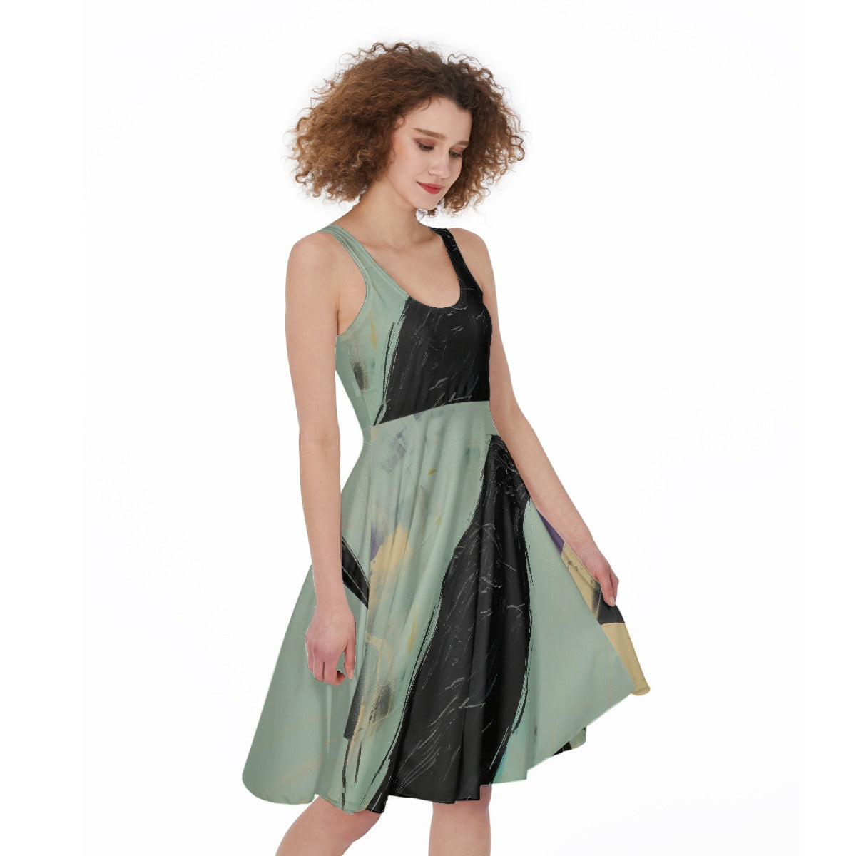 All-Over Print Women's Sleeveless Dress