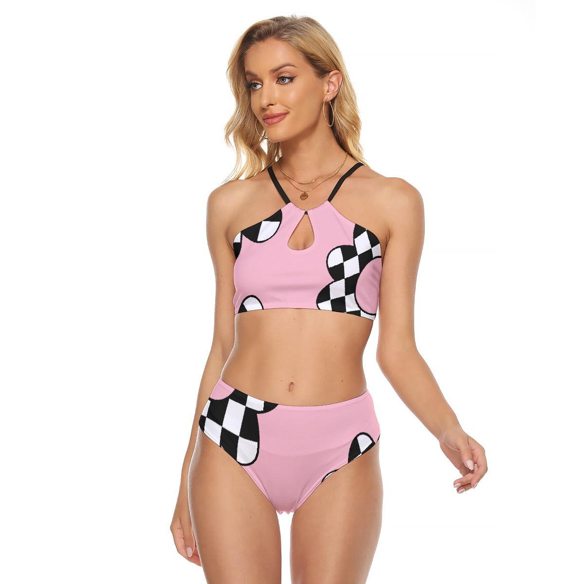 All-Over Print Women's Cami Keyhole One-piece Swimsuit