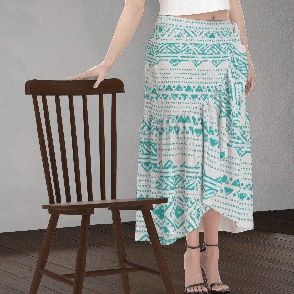 All-Over Print Women's Wrap Skirt