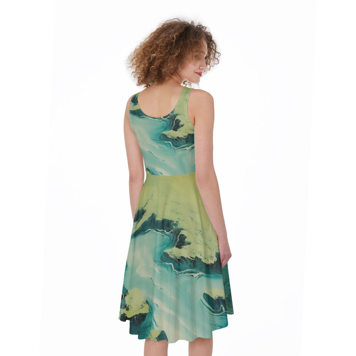 All-Over Print Women's Sleeveless Dress