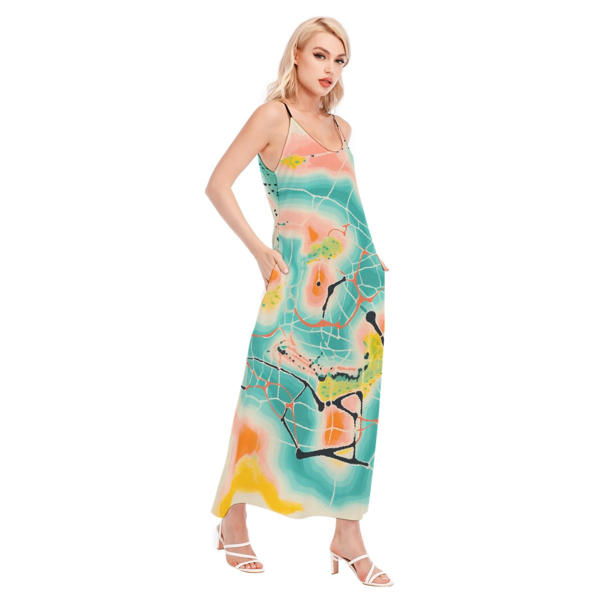 All-Over Print Women's Sling Dress