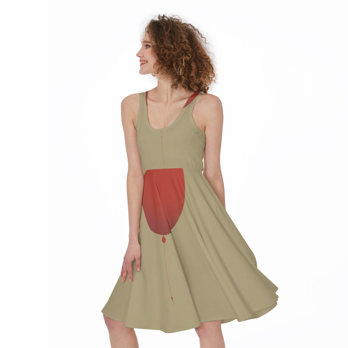 All-Over Print Women's Sleeveless Dress