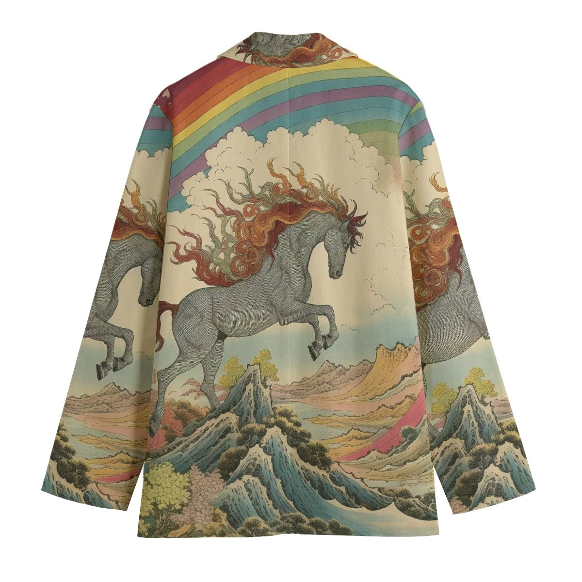 All-Over Print Women's Leisure Blazer