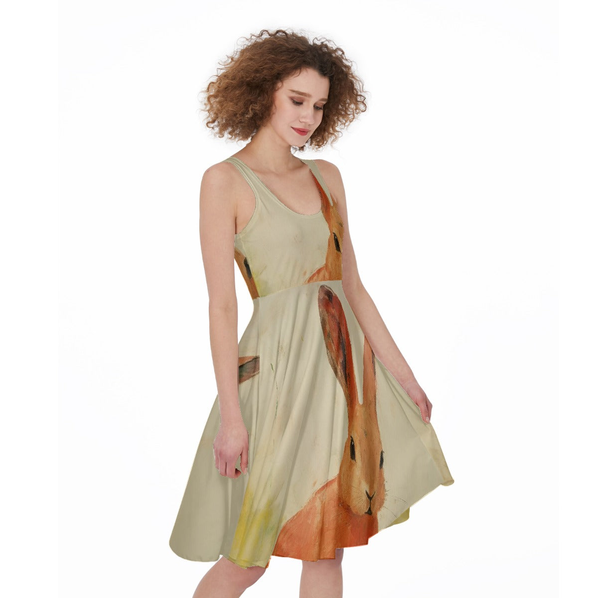 All-Over Print Women's Sleeveless Dress