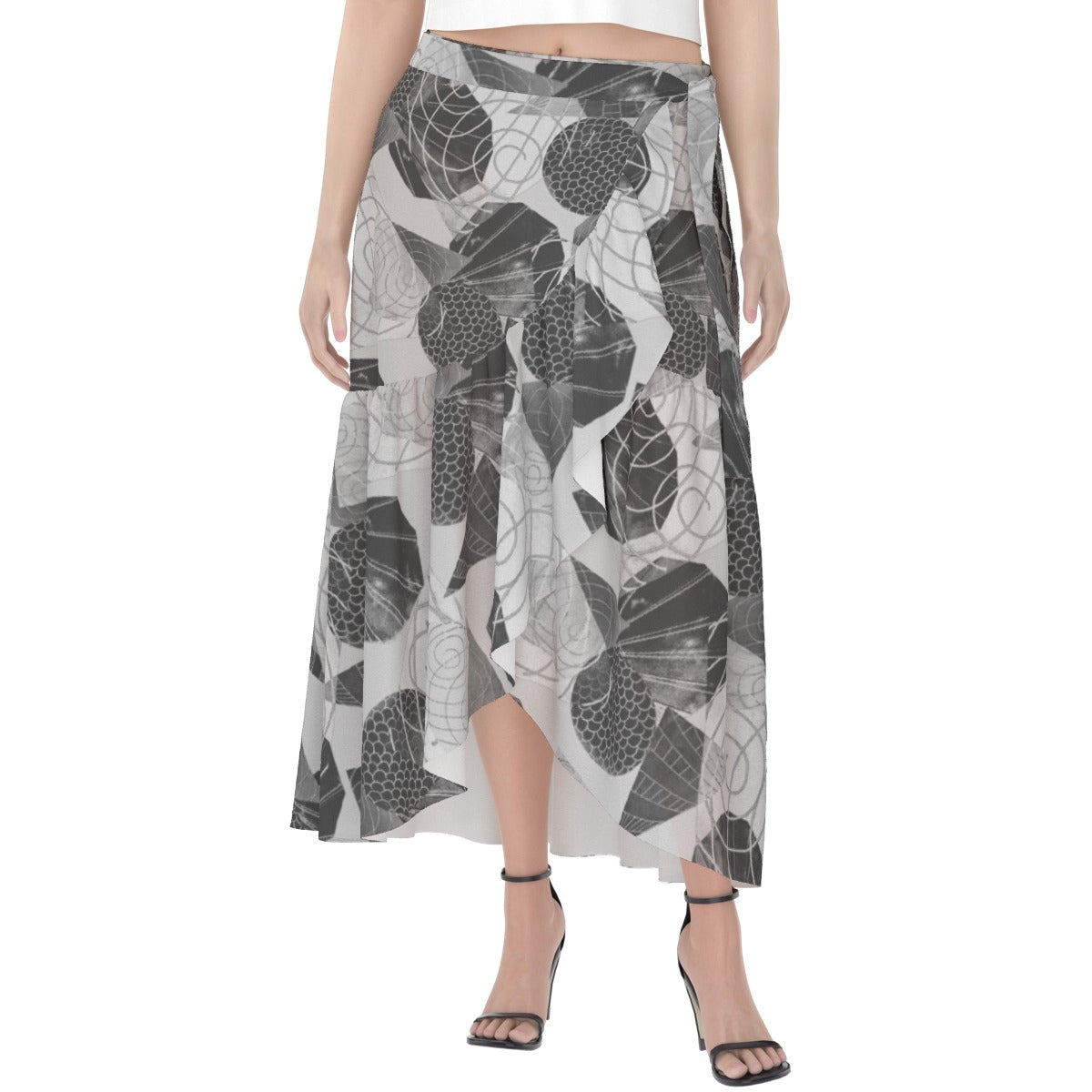 All-Over Print Women's Wrap Skirt