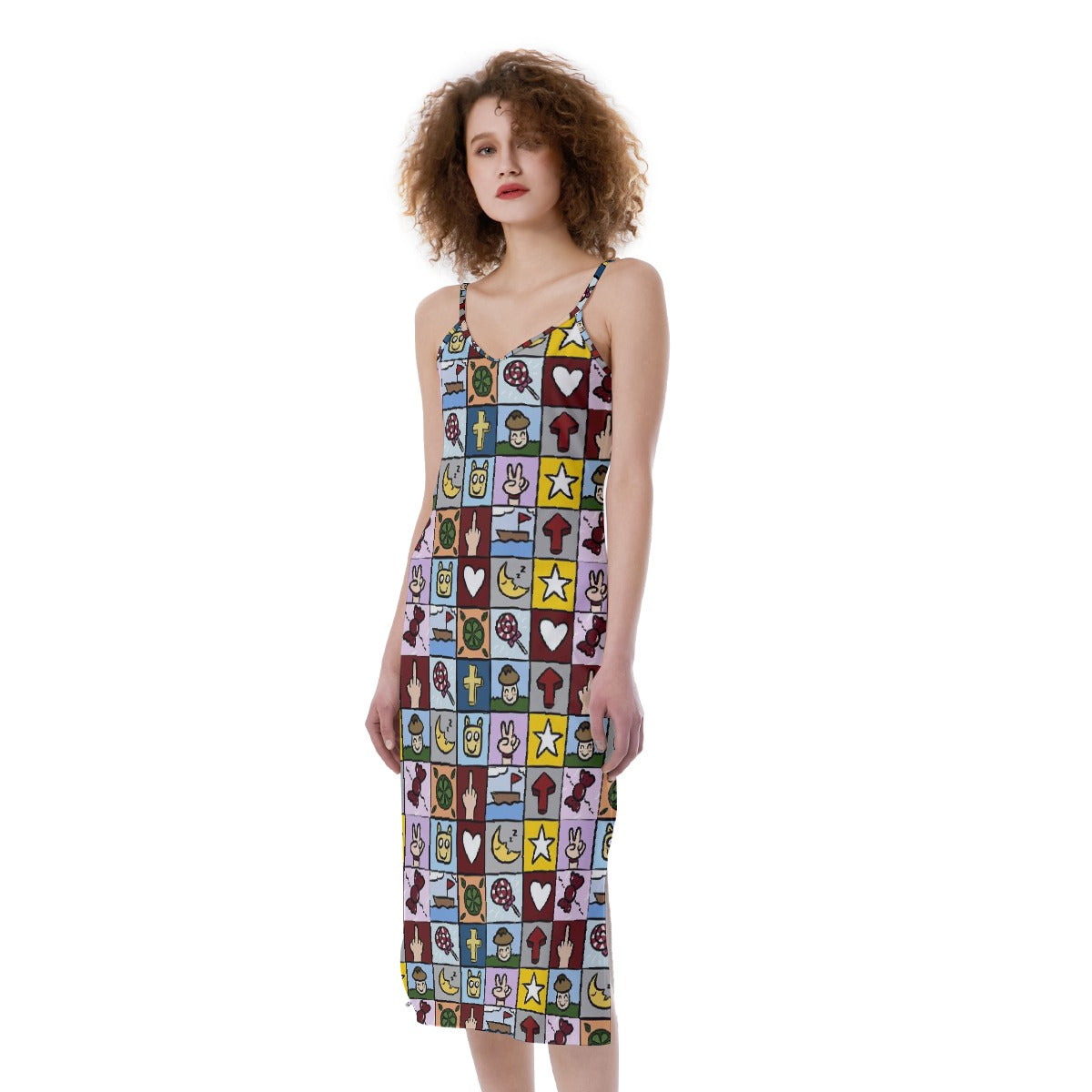 All-Over Print Women's Cami Dress