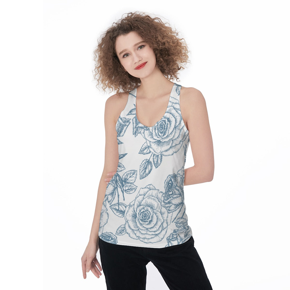 All-Over Print Women's Racerback Tank Top