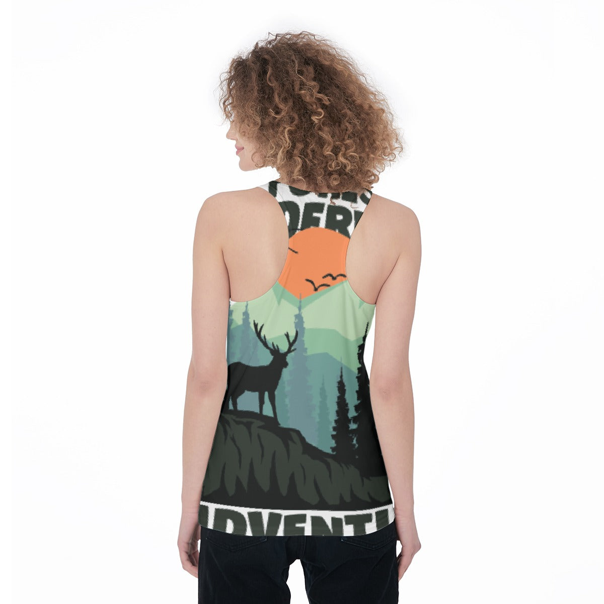 All-Over Print Women's Racerback Tank Top