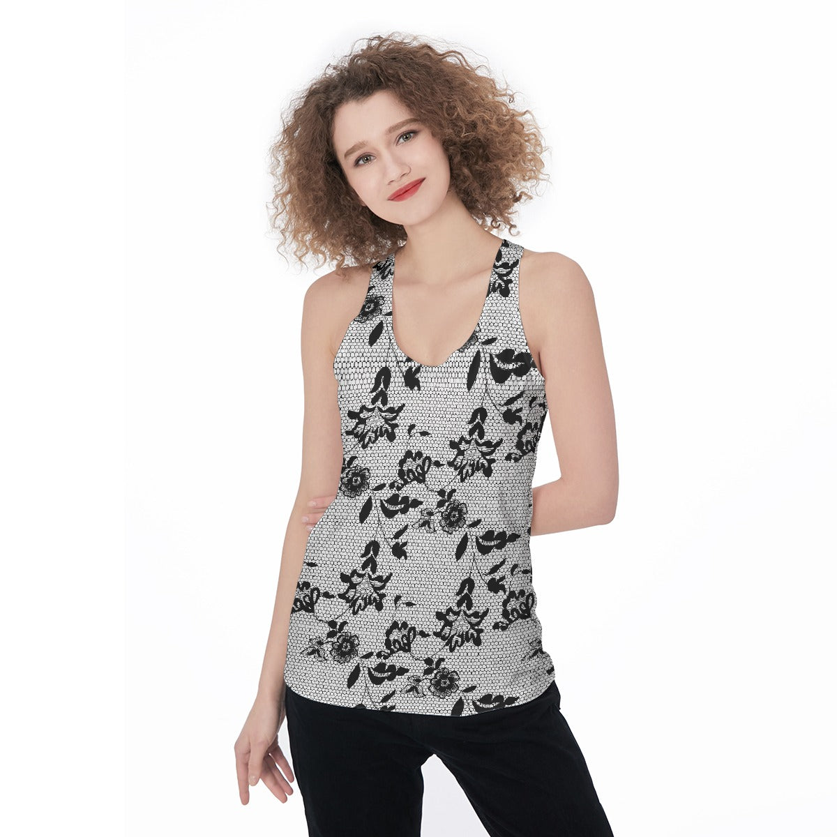 All-Over Print Women's Racerback Tank Top