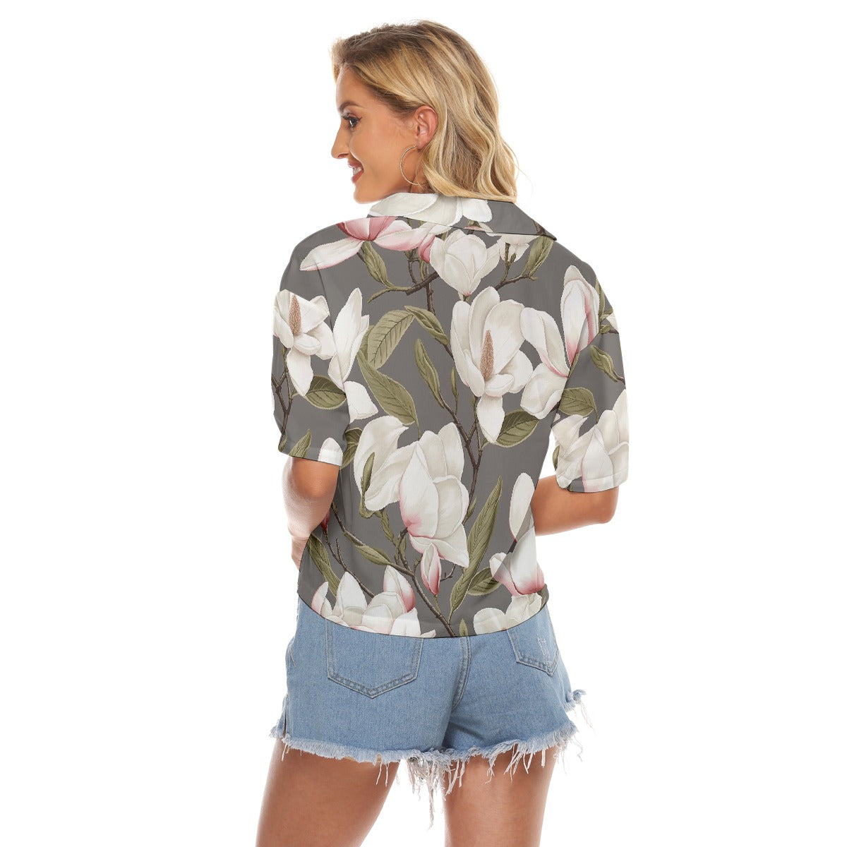 All-Over Print Women's V-neck Shirts