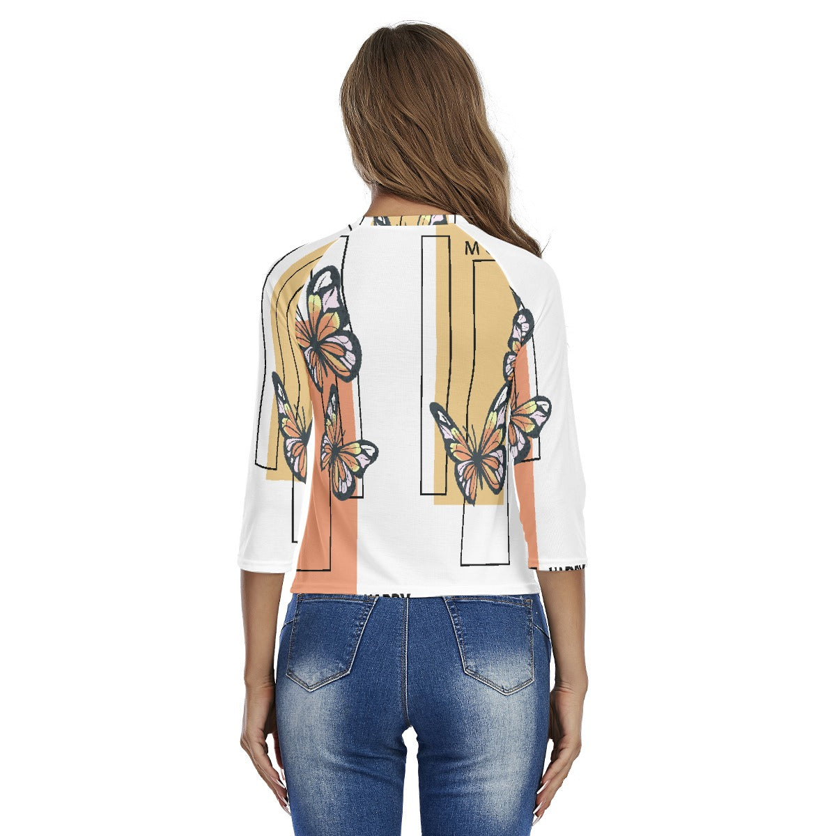 All-Over Print Women's Raglan Sleeves T-shirts