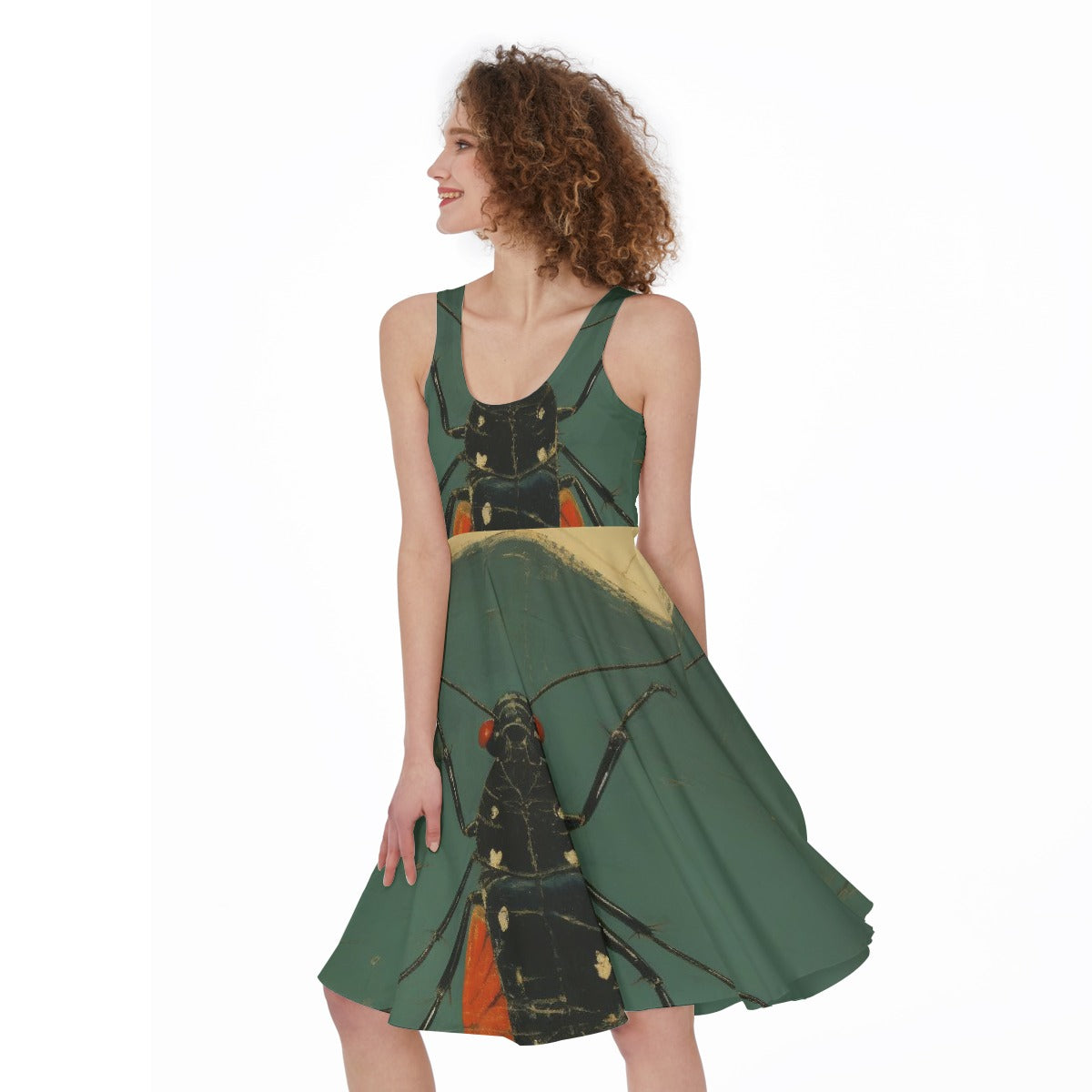 All-Over Print Women's Sleeveless Dress