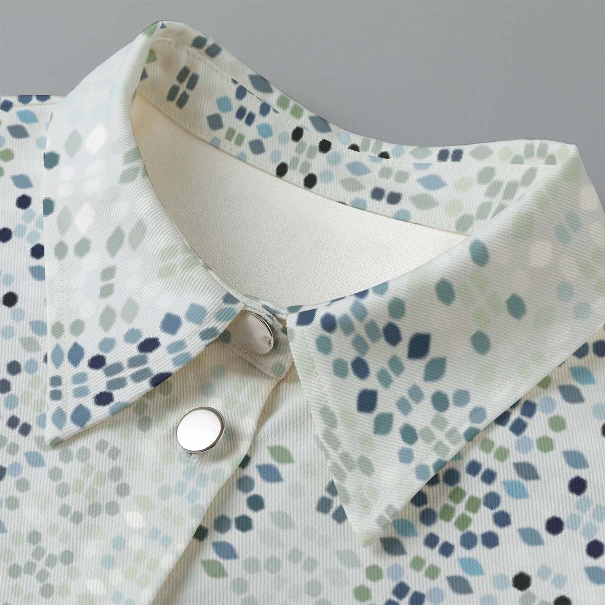 All-Over Print Women's Cropped Jacket | 245GSM Cotton