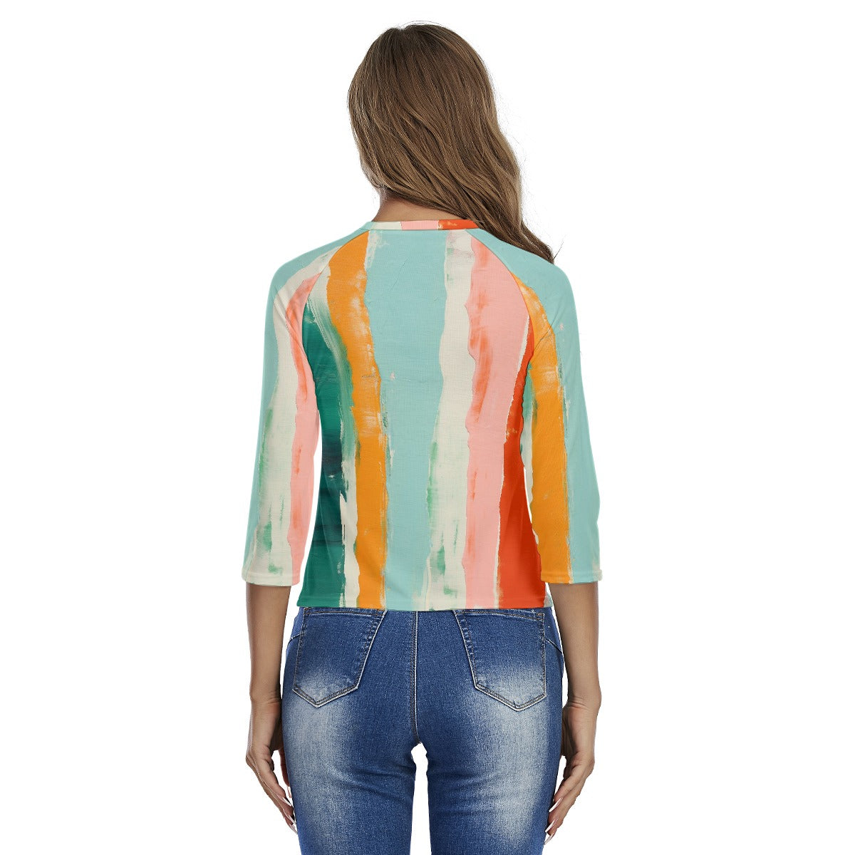 All-Over Print Women's Raglan Sleeves T-shirts
