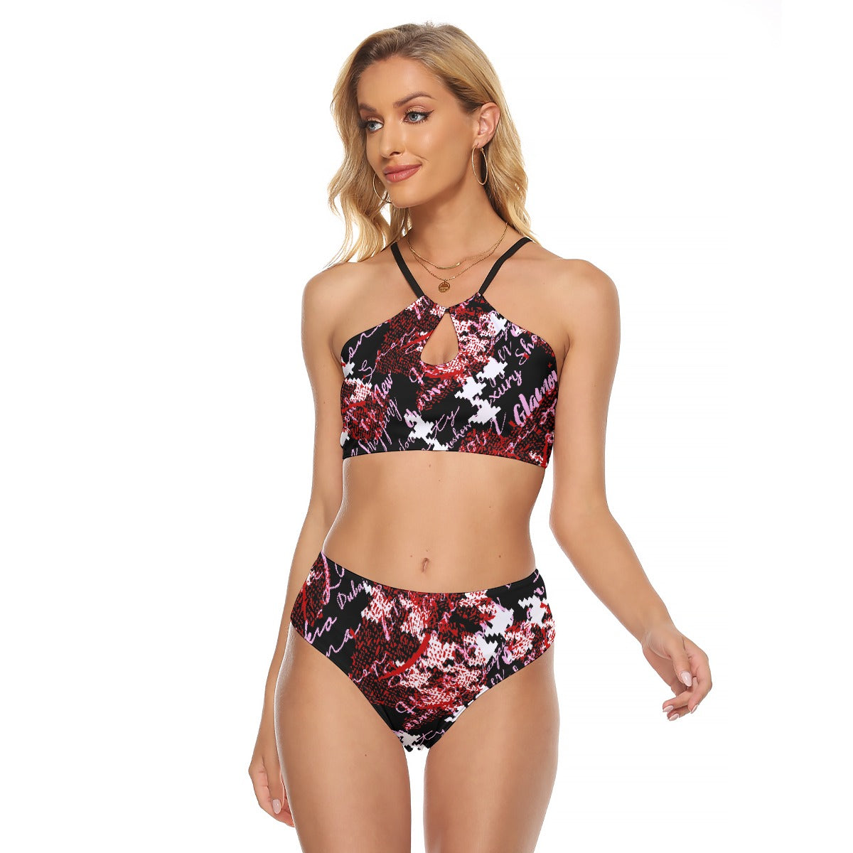 All-Over Print Women's Cami Keyhole One-piece Swimsuit