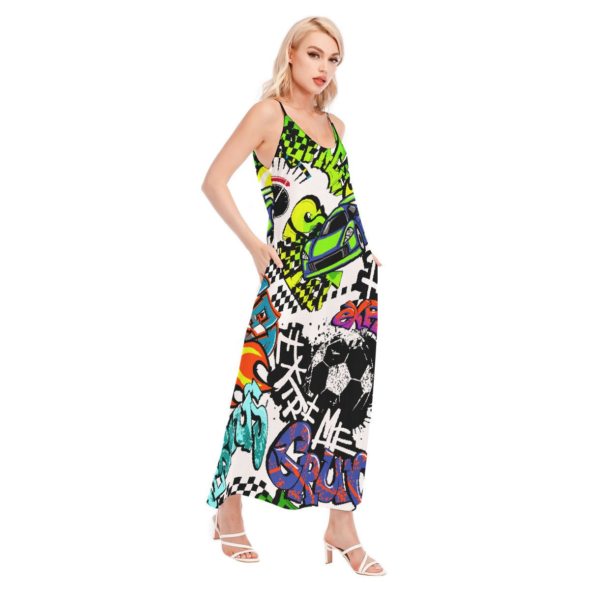 All-Over Print Women's Sling Dress