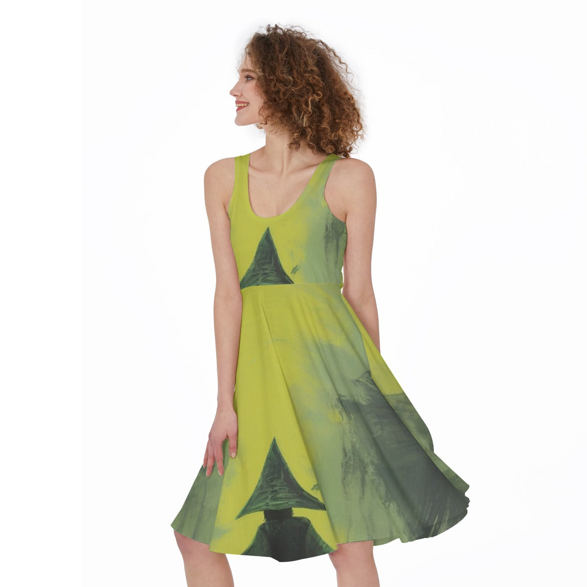 All-Over Print Women's Sleeveless Dress