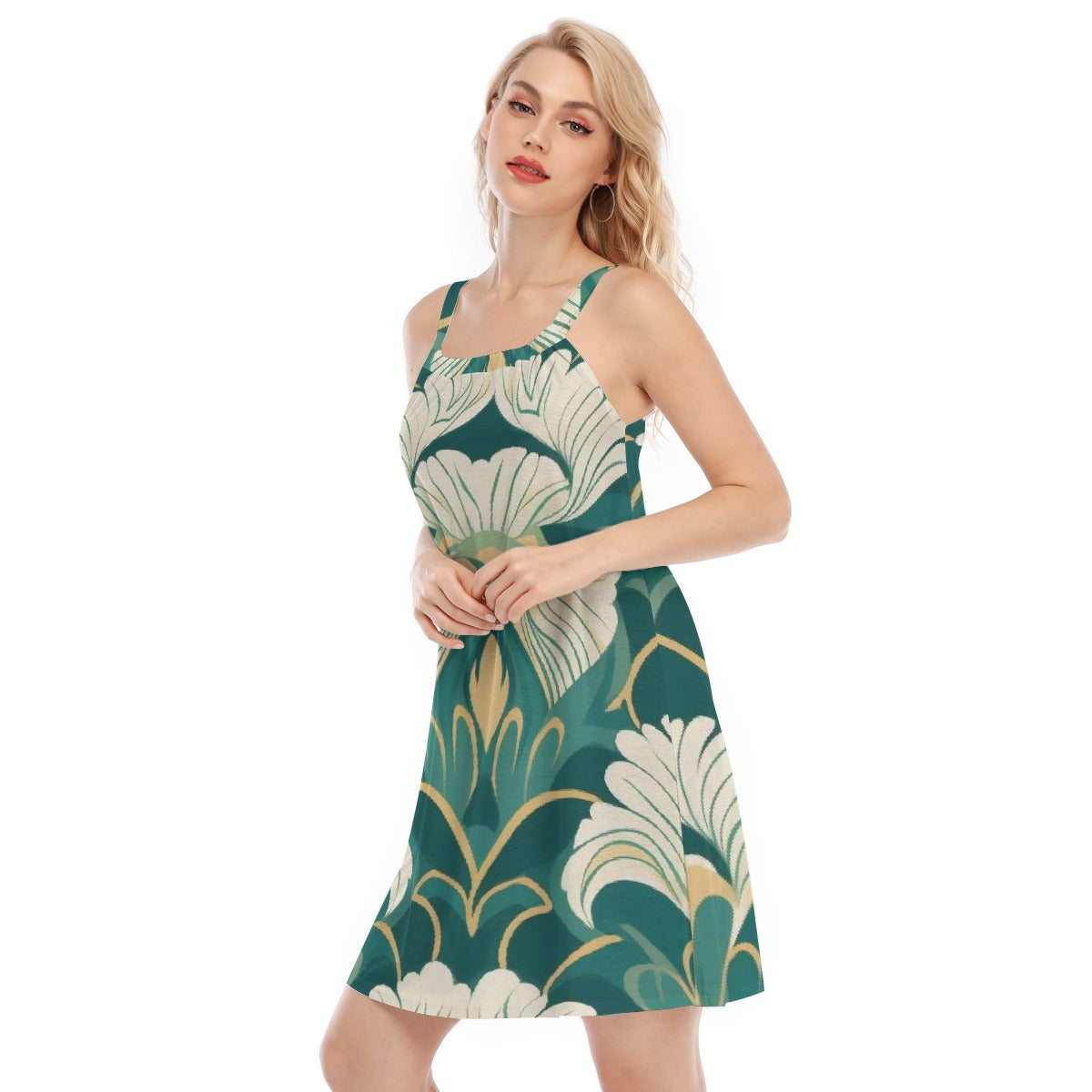 All-Over Print Women's Sleeveless Cami Dress