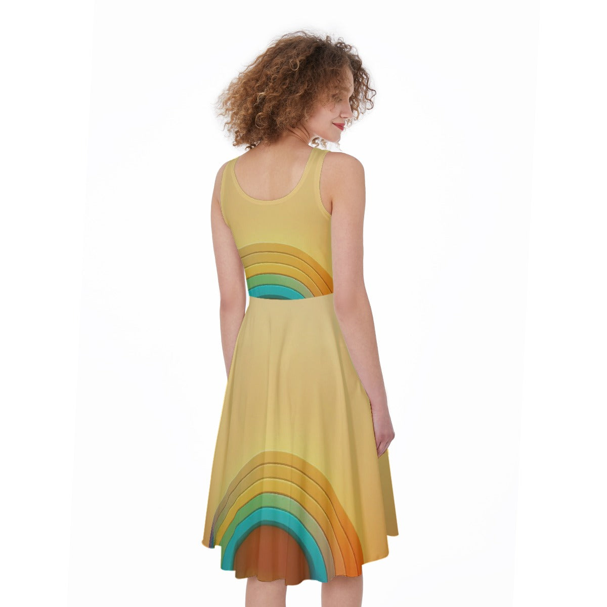 All-Over Print Women's Sleeveless Dress