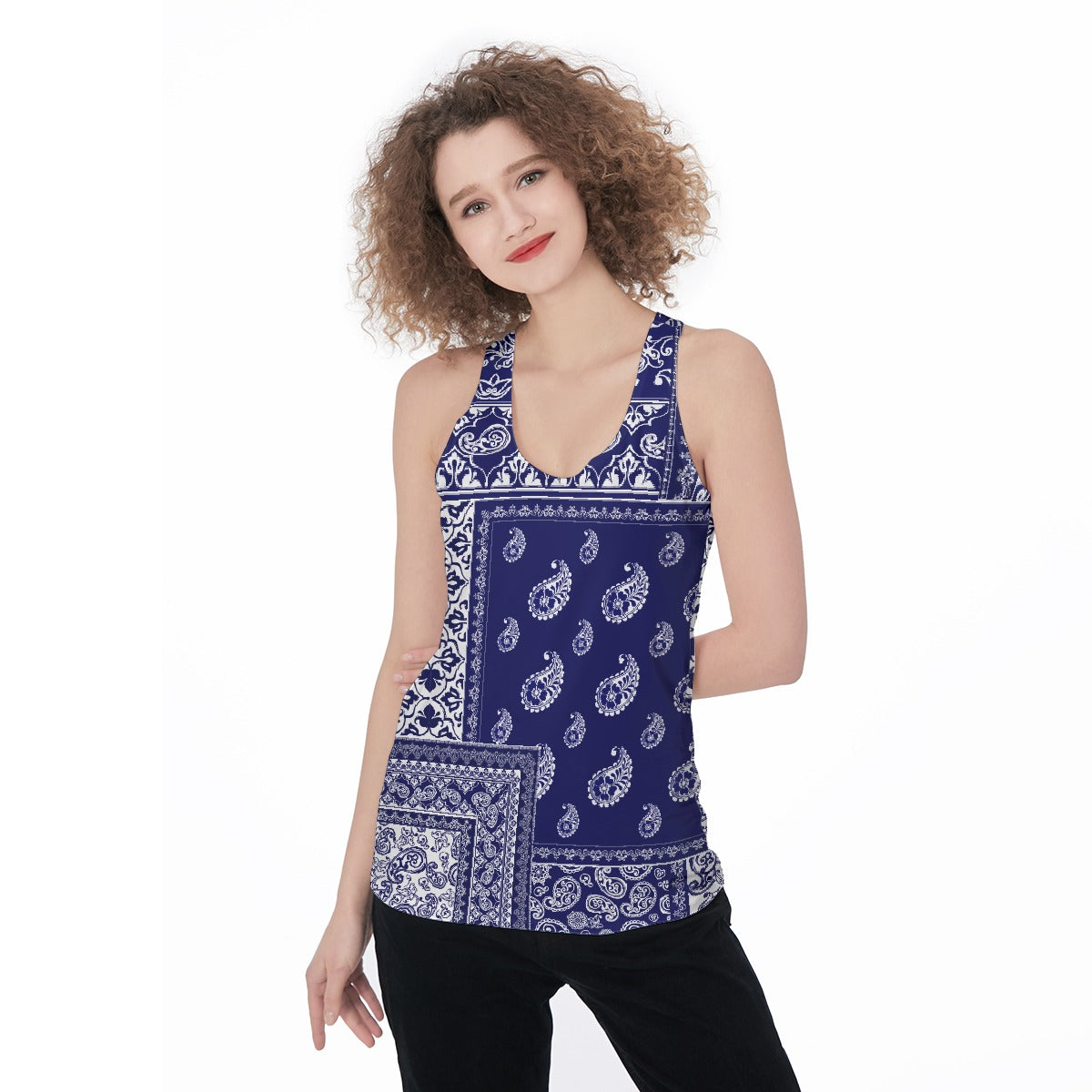All-Over Print Women's Racerback Tank Top