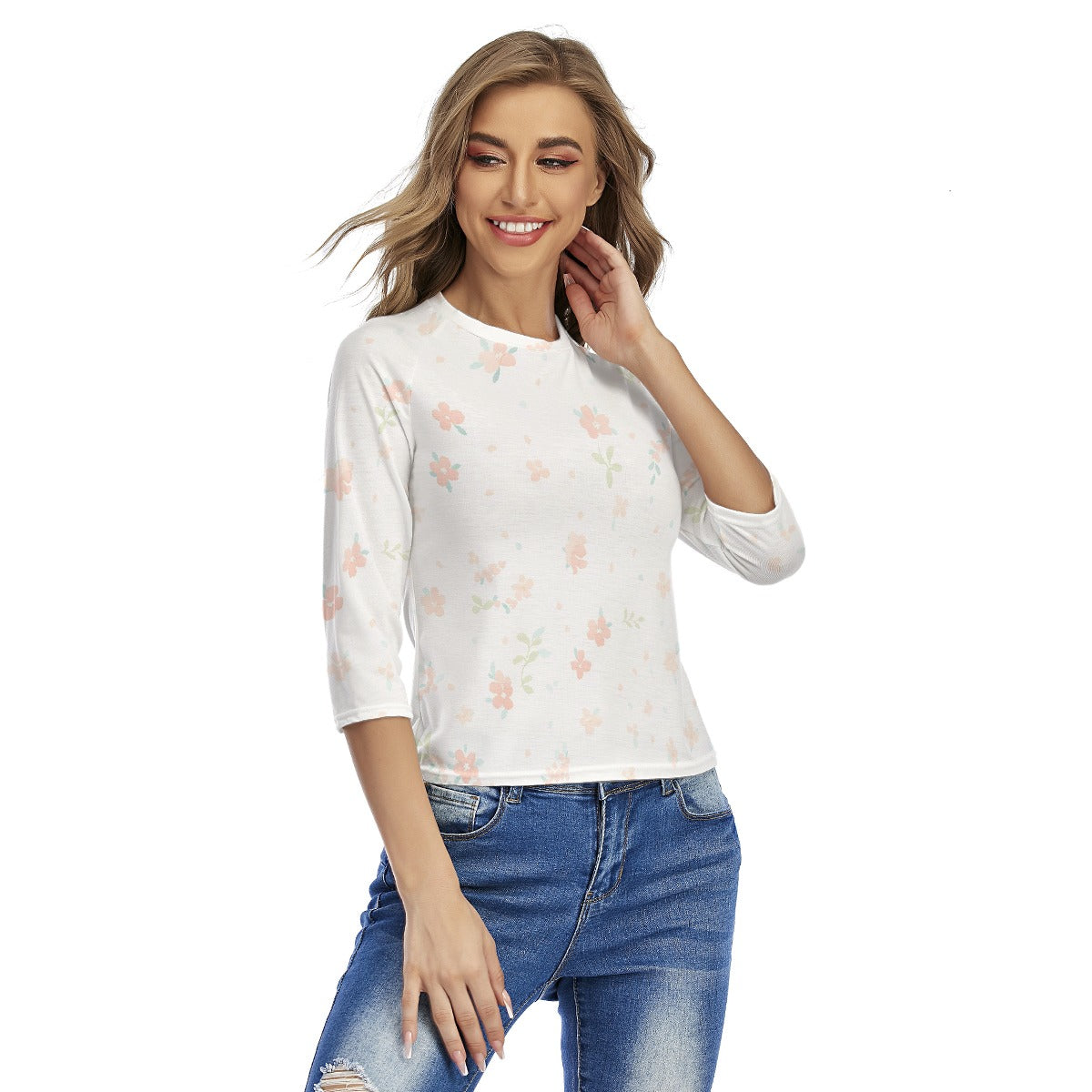 All-Over Print Women's Raglan Sleeves T-shirts