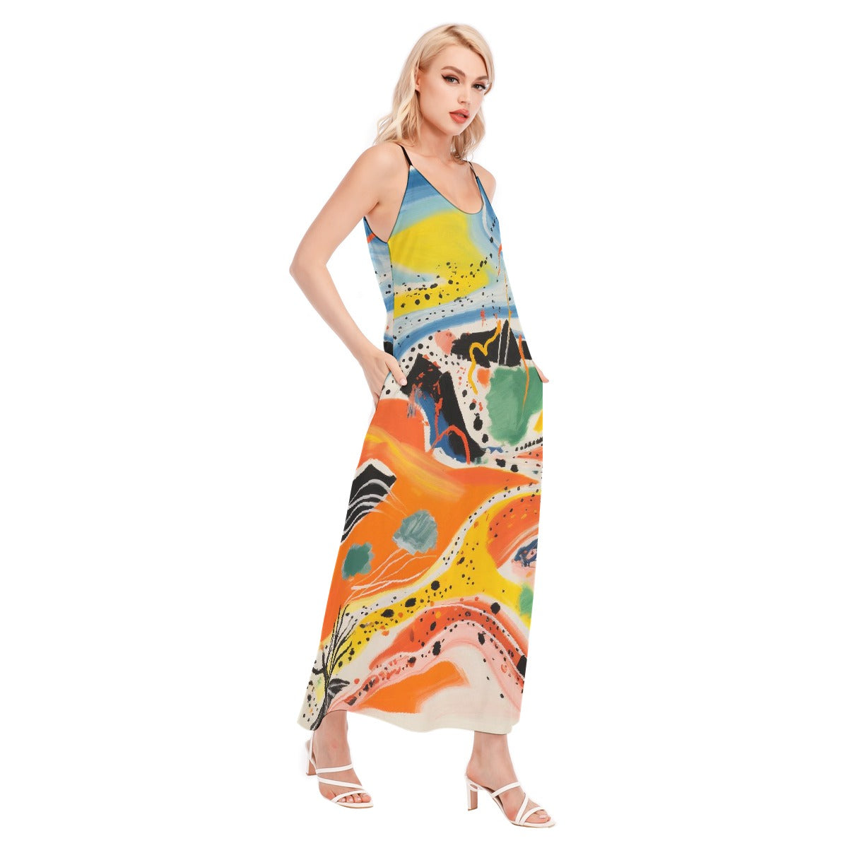 All-Over Print Women's Sling Dress