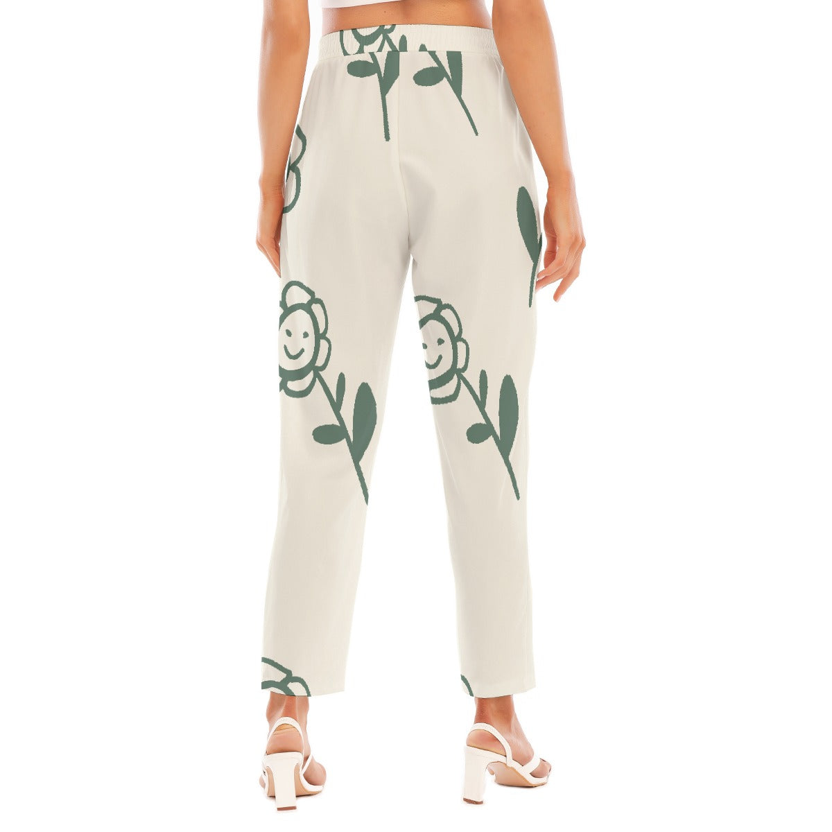 All-Over Print Women's Loose Straight-leg Pants