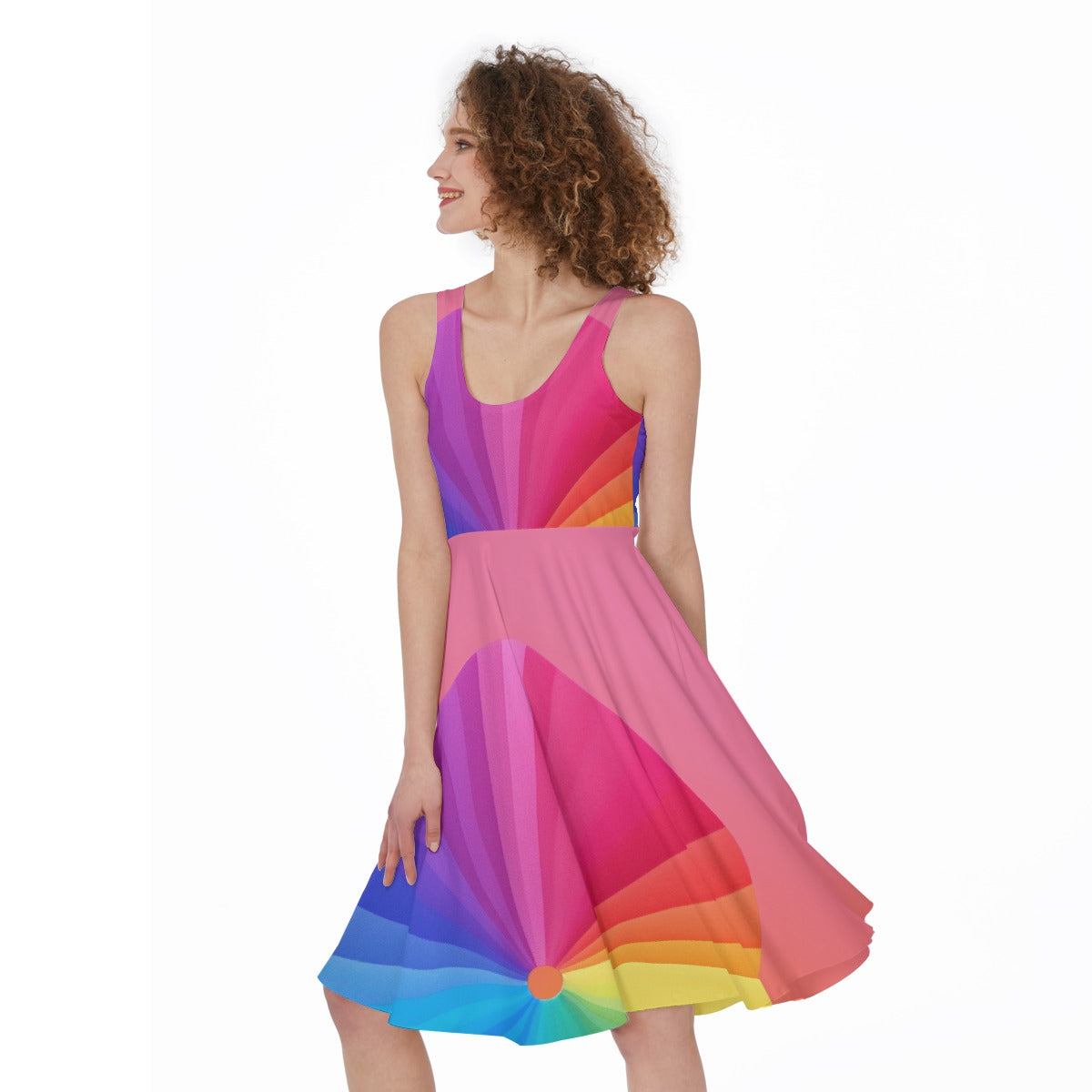 All-Over Print Women's Sleeveless Dress