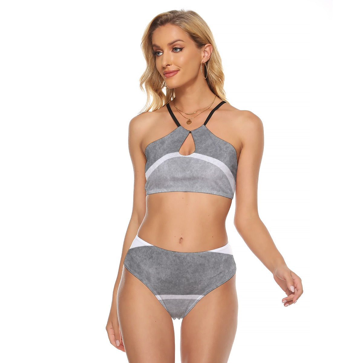 All-Over Print Women's Cami Keyhole One-piece Swimsuit