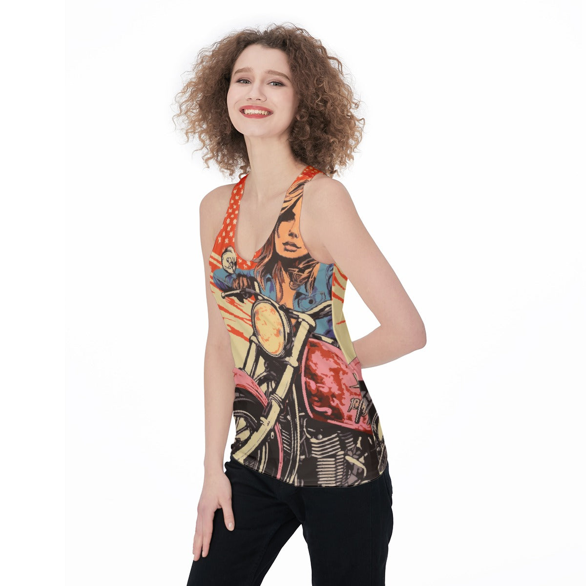 All-Over Print Women's Racerback Tank Top