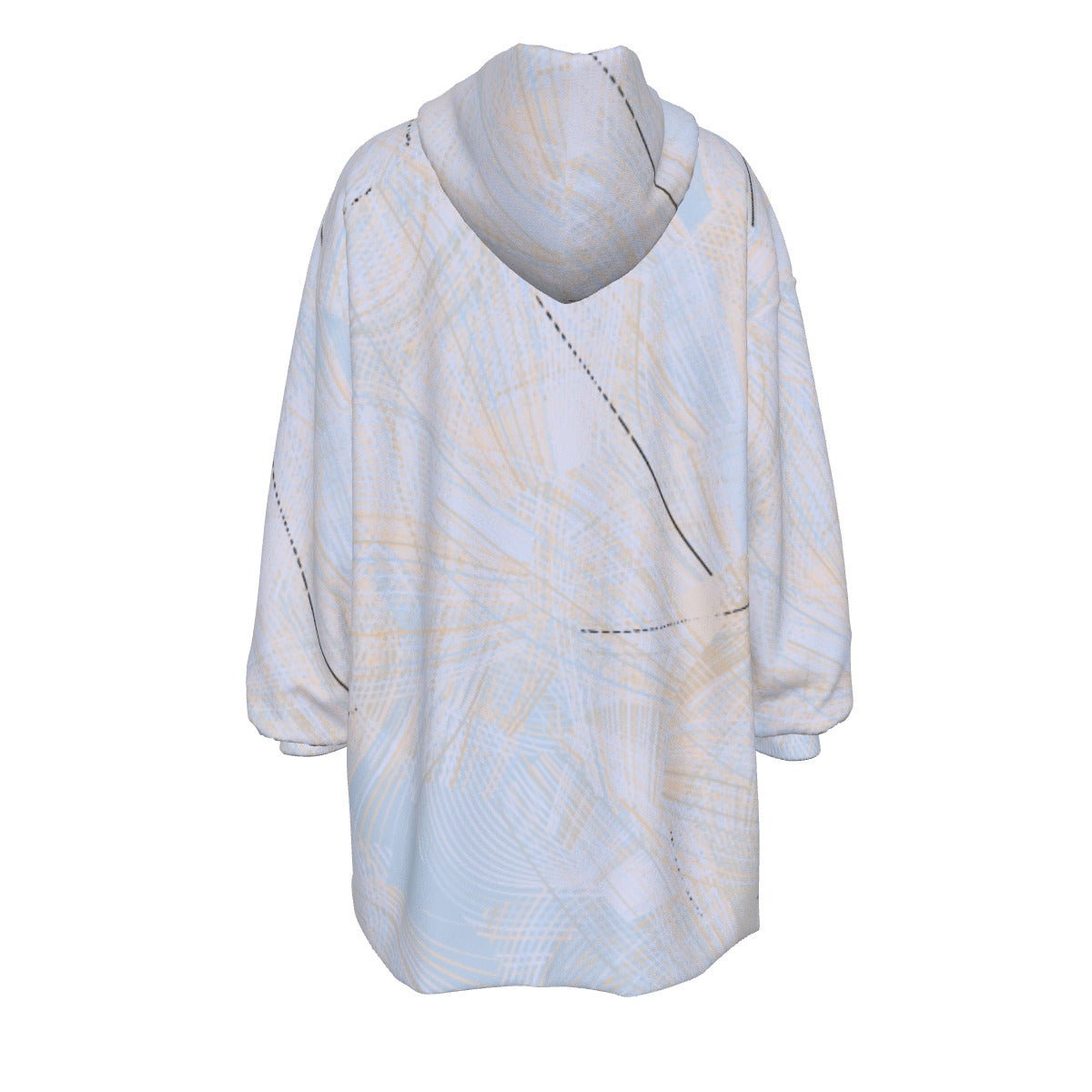 All-Over Print Women's Sherpa Fleece Hoodie Blanket