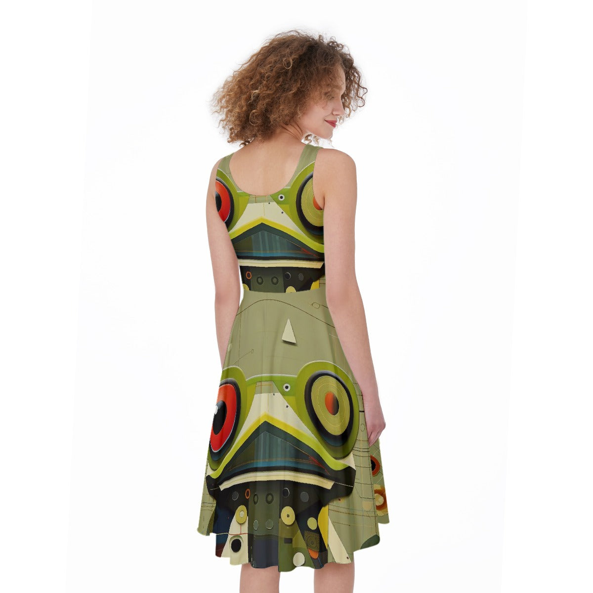 All-Over Print Women's Sleeveless Dress