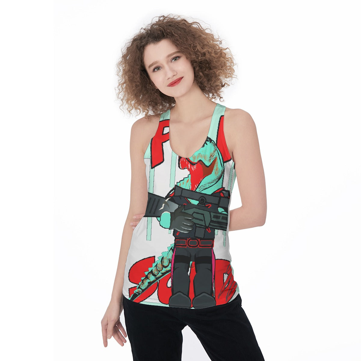 All-Over Print Women's Racerback Tank Top
