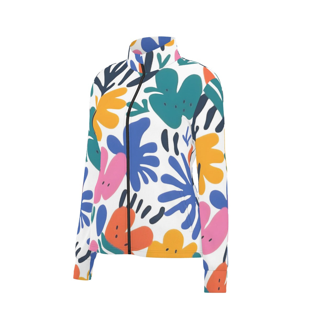 All-Over Print Women's Long Sleeve Thumbhole Jacket
