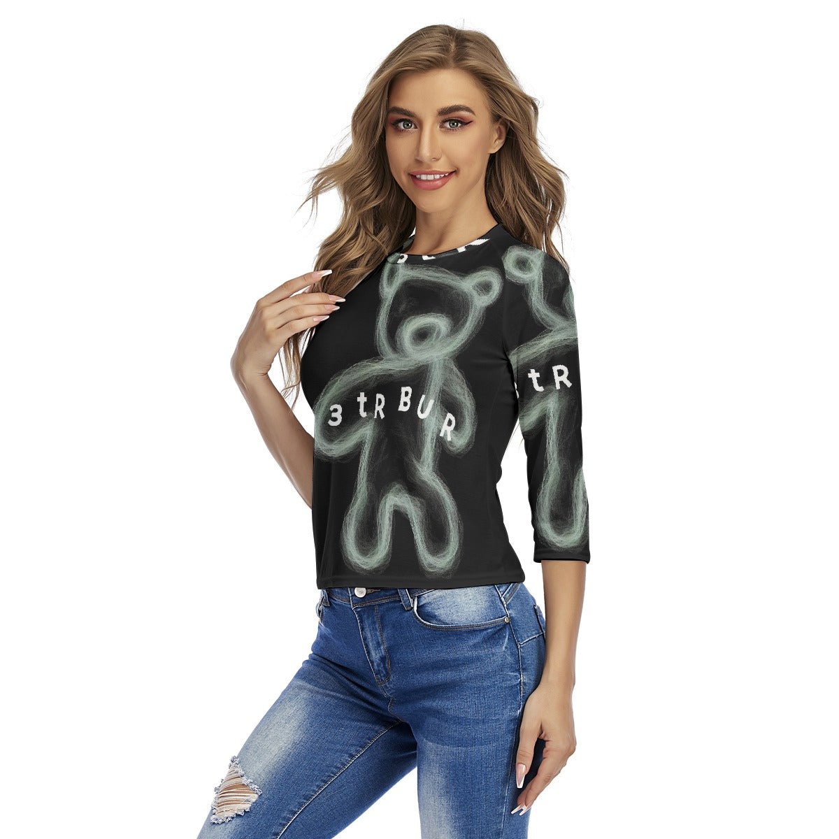 All-Over Print Women's Raglan Sleeves T-shirts