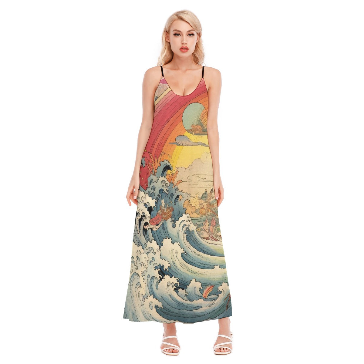 All-Over Print Women's Sling Dress