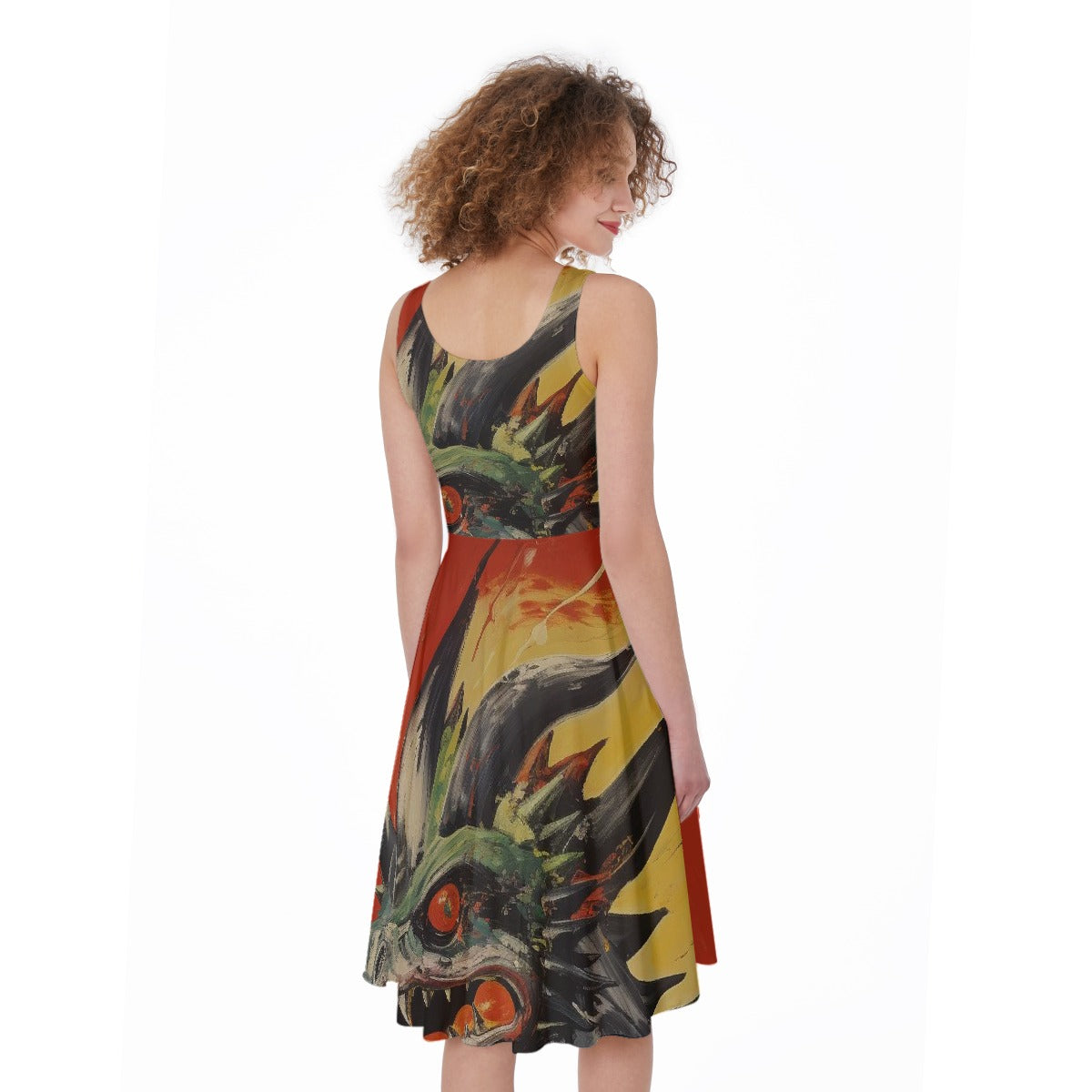 All-Over Print Women's Sleeveless Dress