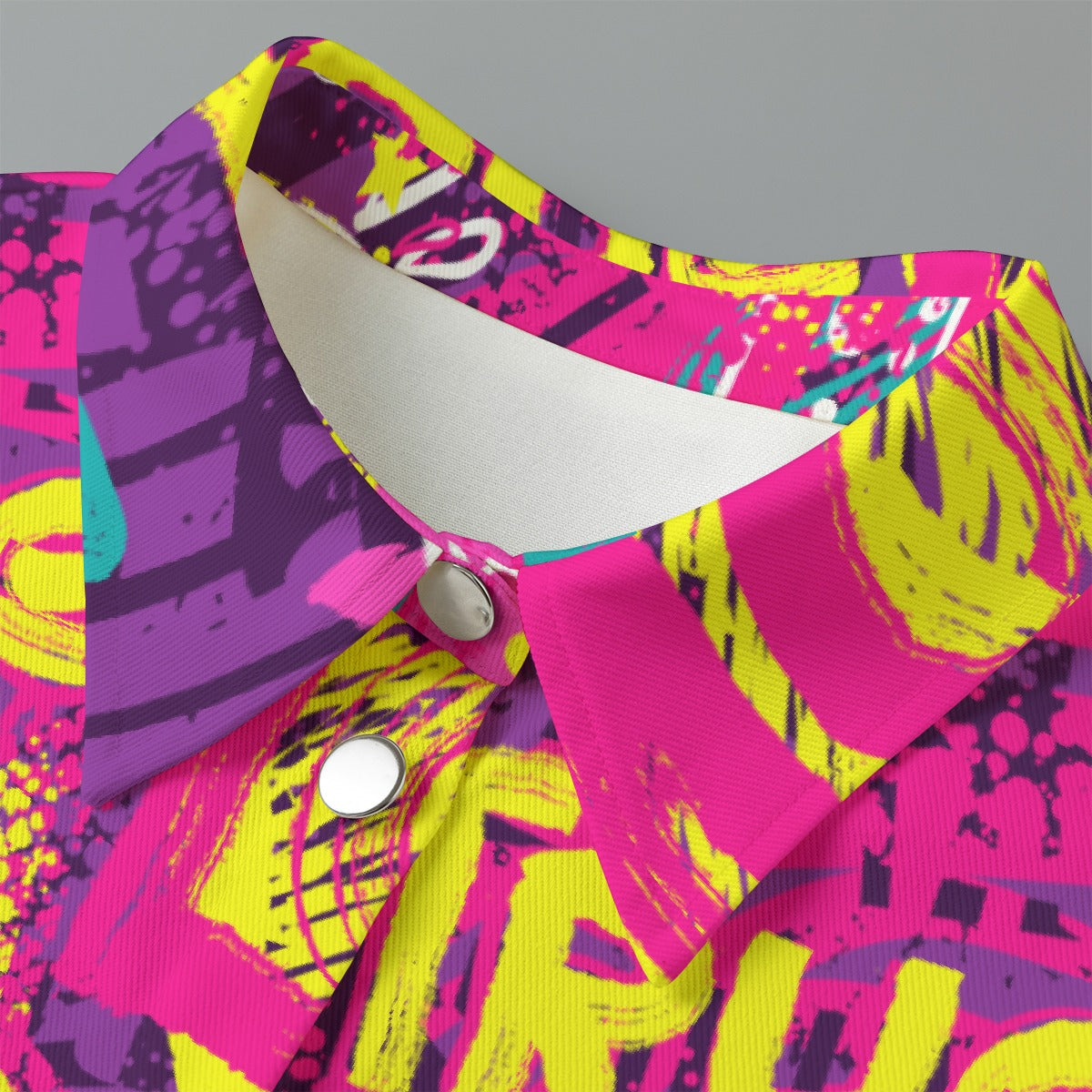 All-Over Print Women's Cropped Jacket | 245GSM Cotton