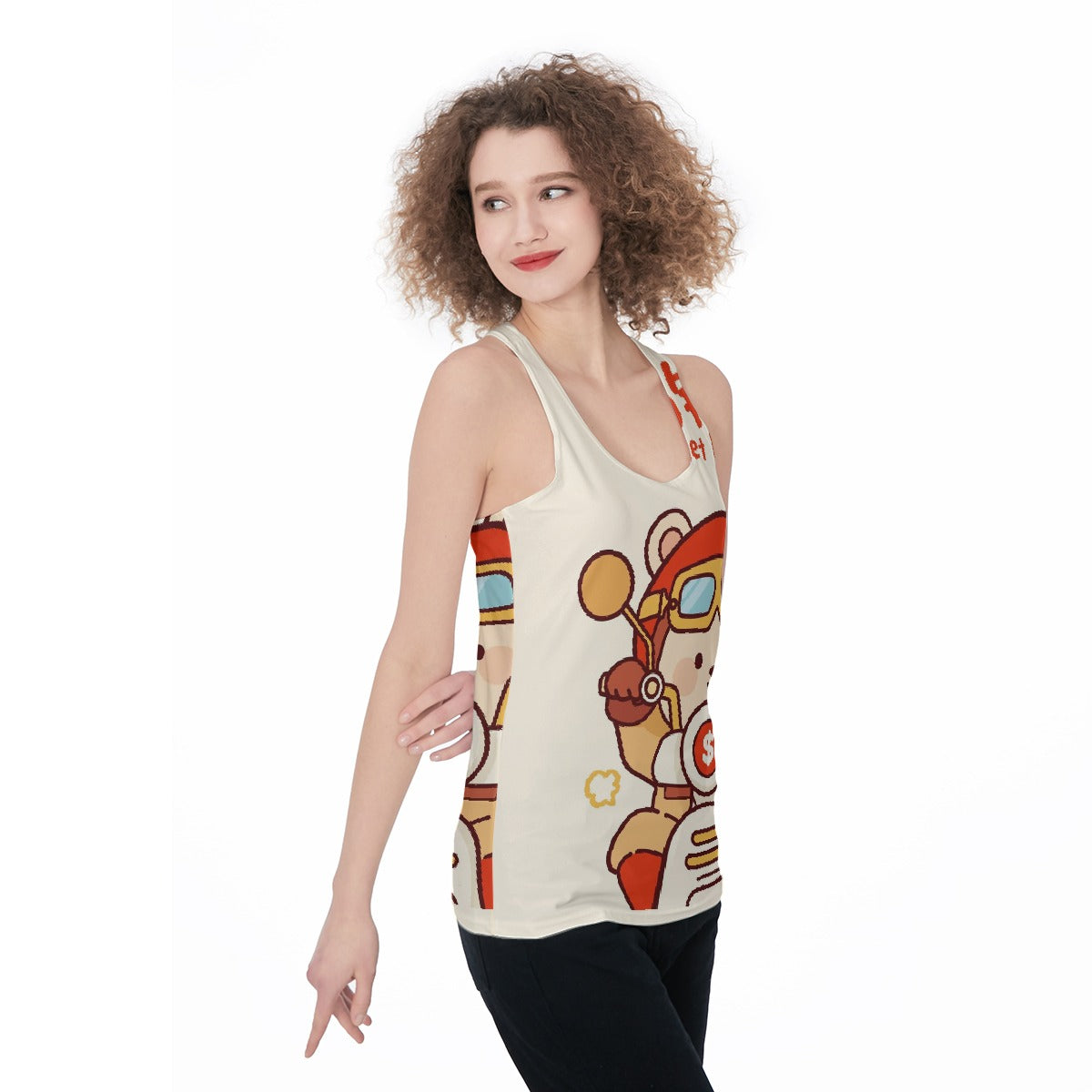 All-Over Print Women's Racerback Tank Top