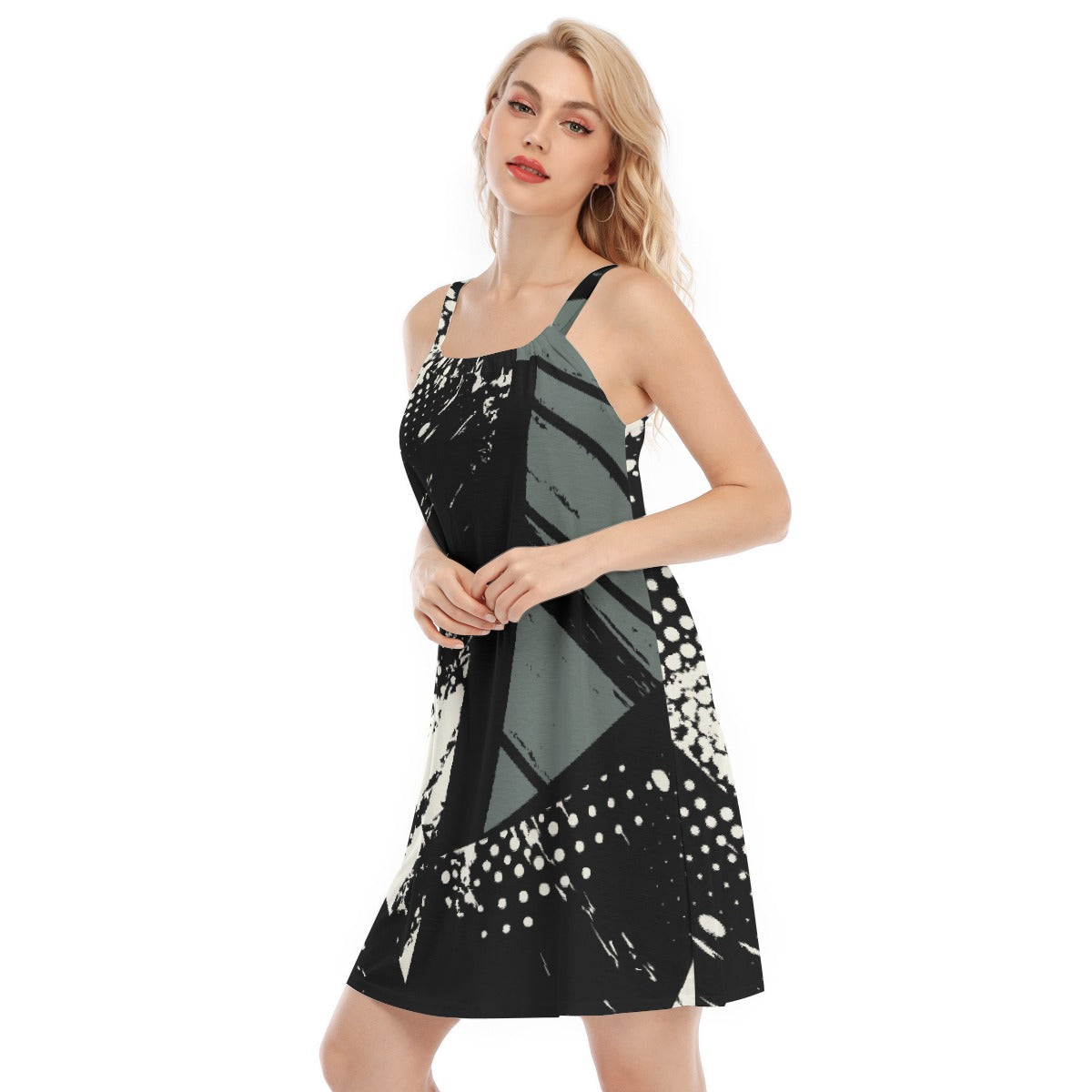 All-Over Print Women's Sleeveless Cami Dress