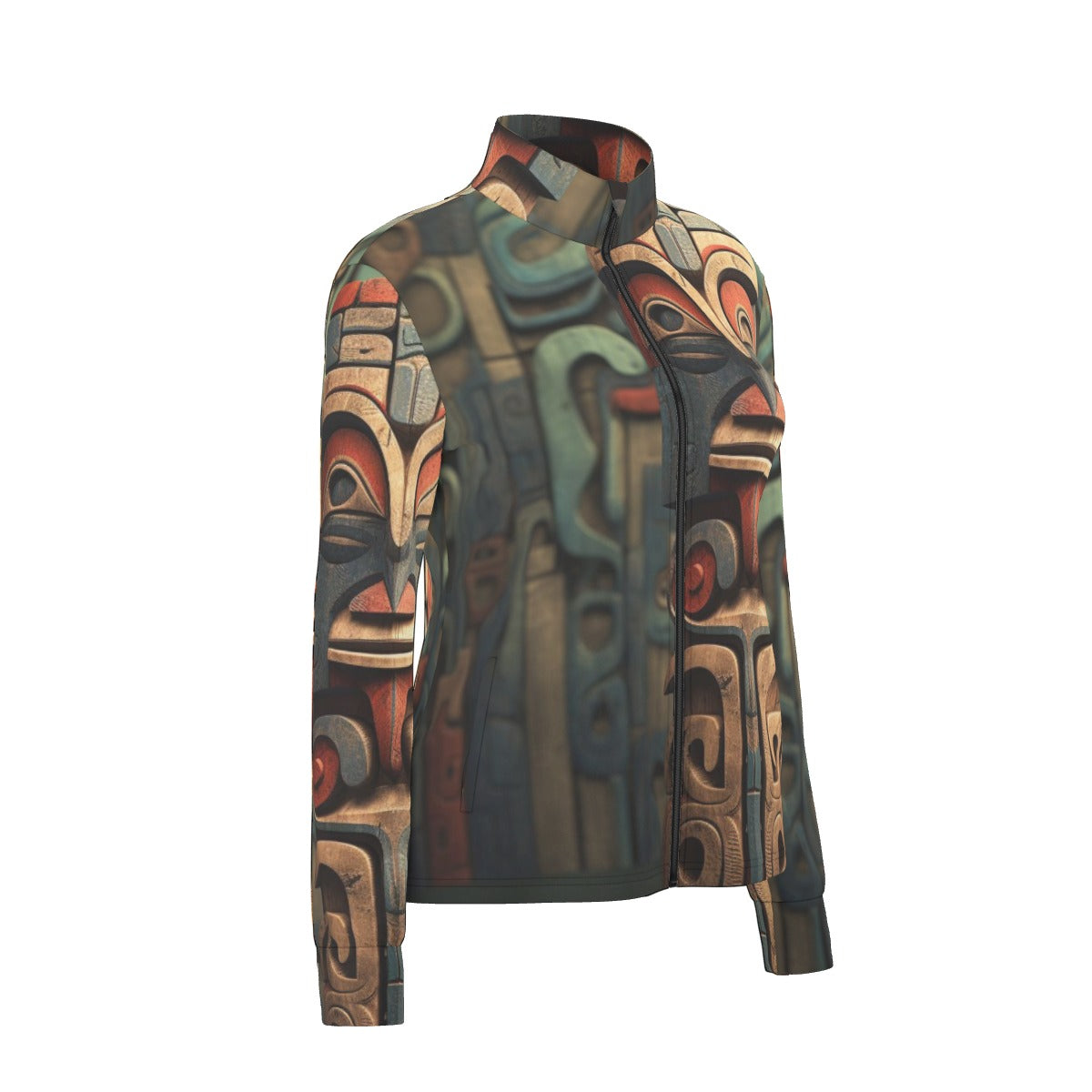 All-Over Print Women's Long Sleeve Thumbhole Jacket