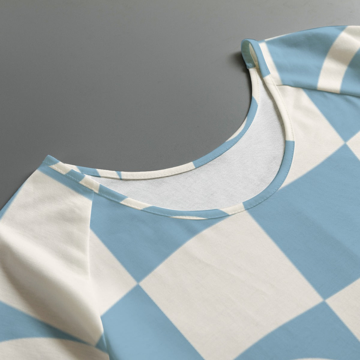All-Over Print Women's Round Neck T-shirt With Raglan Sleeve