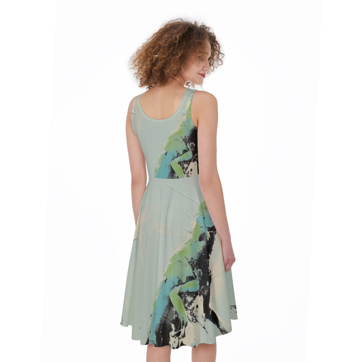 All-Over Print Women's Sleeveless Dress