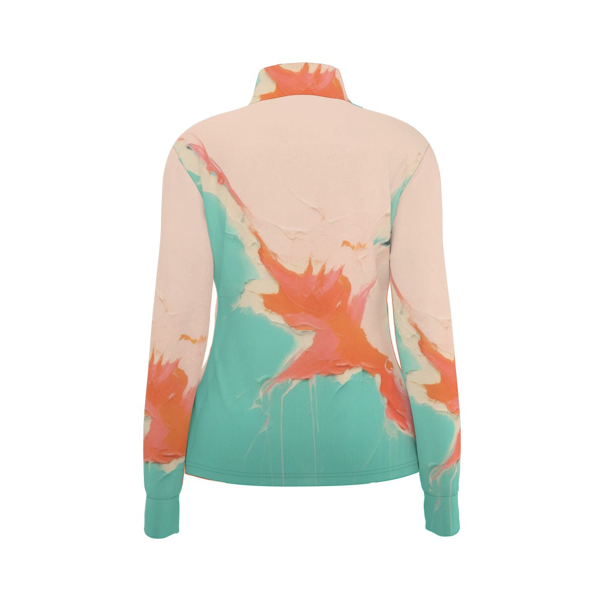 All-Over Print Women's Long Sleeve Thumbhole Jacket