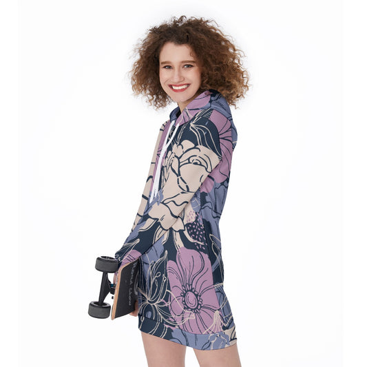 All-Over Print Women's Long Hoodie