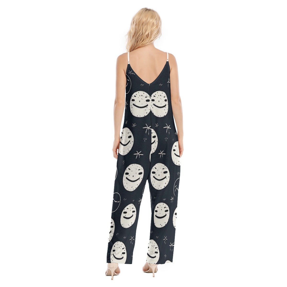 All-Over Print Women's Loose Cami Jumpsuit